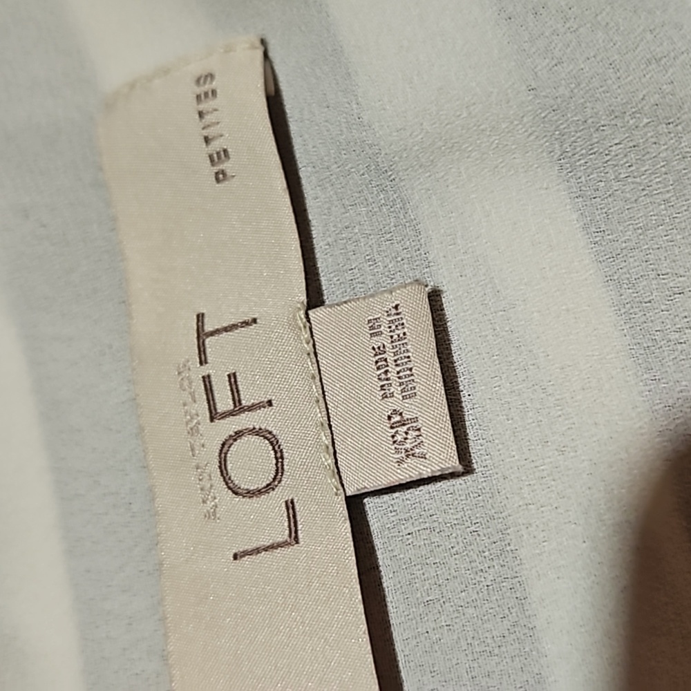 Loft | Black and White Striped Summer Dress - Picture 4 of 12